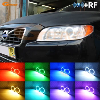 

RF Bluetooth APP Multi-Color RGB led angel eyes kit For Volvo V70 III 2007-2016 Xenon headlight