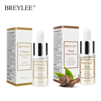 

Breylee Eye Snail Serum+Collagen Serum Repairing Lifting Firming Essence