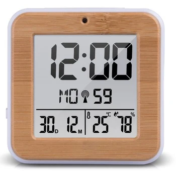 

Thermometer Hygrometer Digital Alarm Clock Electronic Weather Station Temperature Hygrometer Table Clock