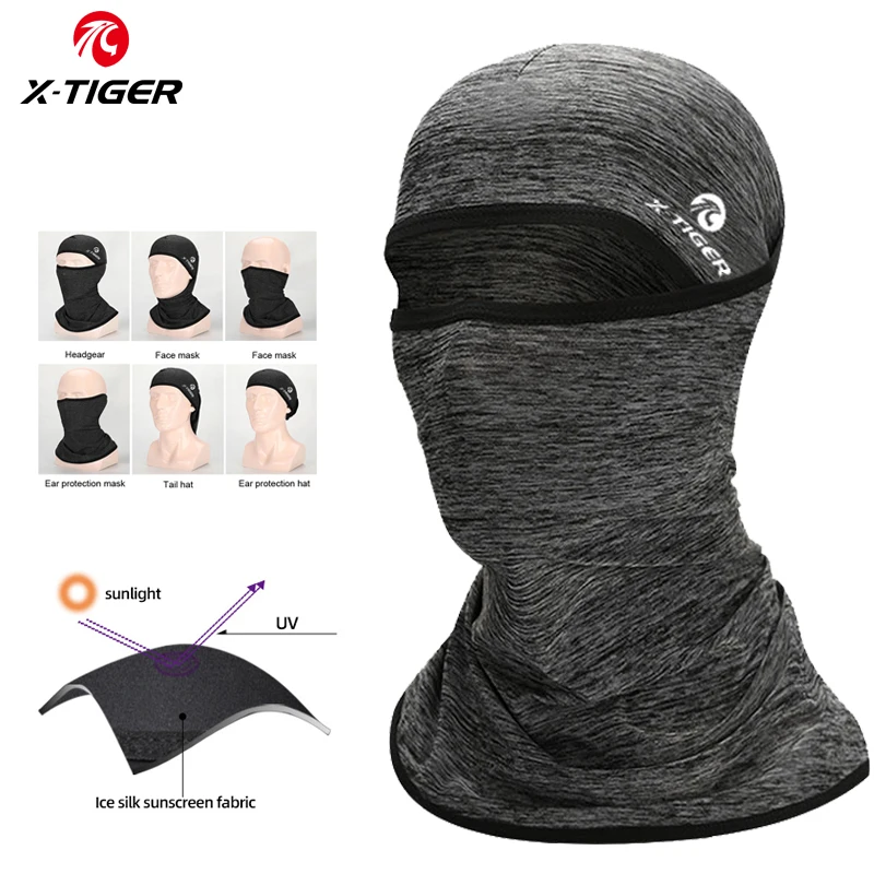 X-TIGER Face Mask Summer Sun Protection Camping Hiking Scarves Fishing Magic Scarf Cycling Bandana Bicycle Balaclava Headwear |