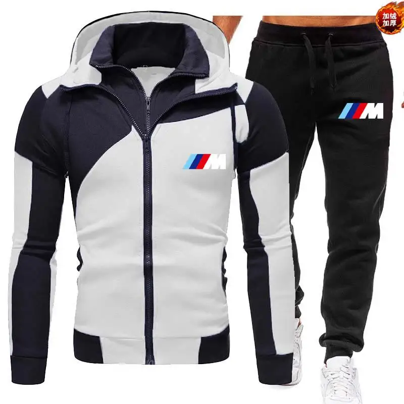 

Men's Autumn Winter Sets Brand Sportswear Tracksuits 2 Piece Sets Men's Clothes Hoodies+Pants Sets Male Streetswear Coat Jackets