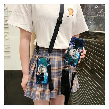 

Cute cat claw Planet Crossbody chain strap phone case for samsung galaxy s20ultra note10 pro s8 s9 s10 s20 Plus note8 note9