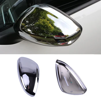 

For Peugeot 2008 Chrome Car Rearview Mirror Cover Frame Shell Wing Mirror Housing Trim Caps