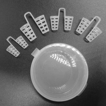 

4pcs Snoring Solution Anti Stop Snore Device Sleeping Equipment Snore Stopper Nose Clip Nose Vents Dilator