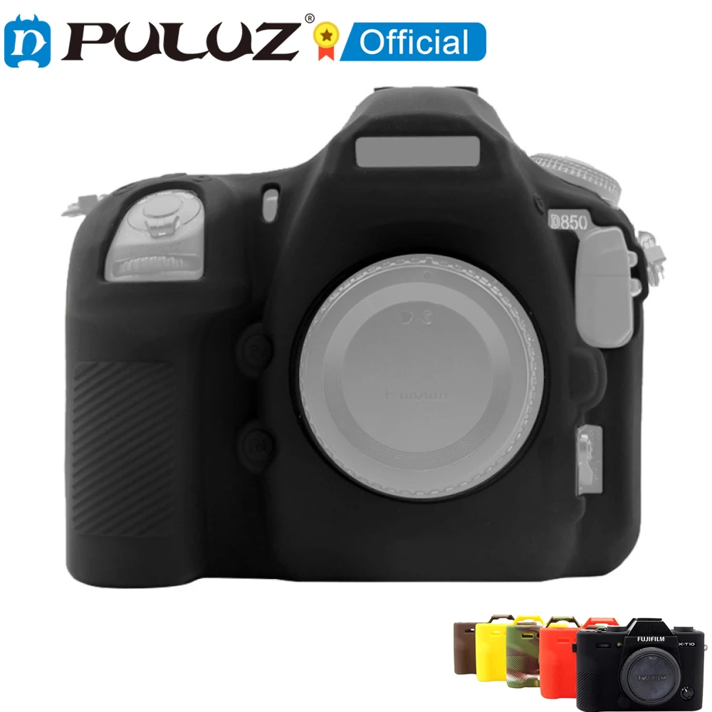 Custodia Morbida Puluz Per Nikon D850 D750 D7200 D7100 Custodia In Silicone Custodia Protettiva Antiscivolo Antiurto
