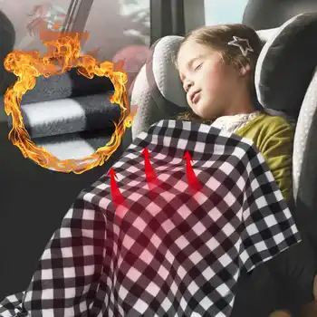 

150x100Cm 12V Car Heating Blanket Lattice Energy Saving Warm Autumn Winter Car Electric Blanket Automotive Car Heating