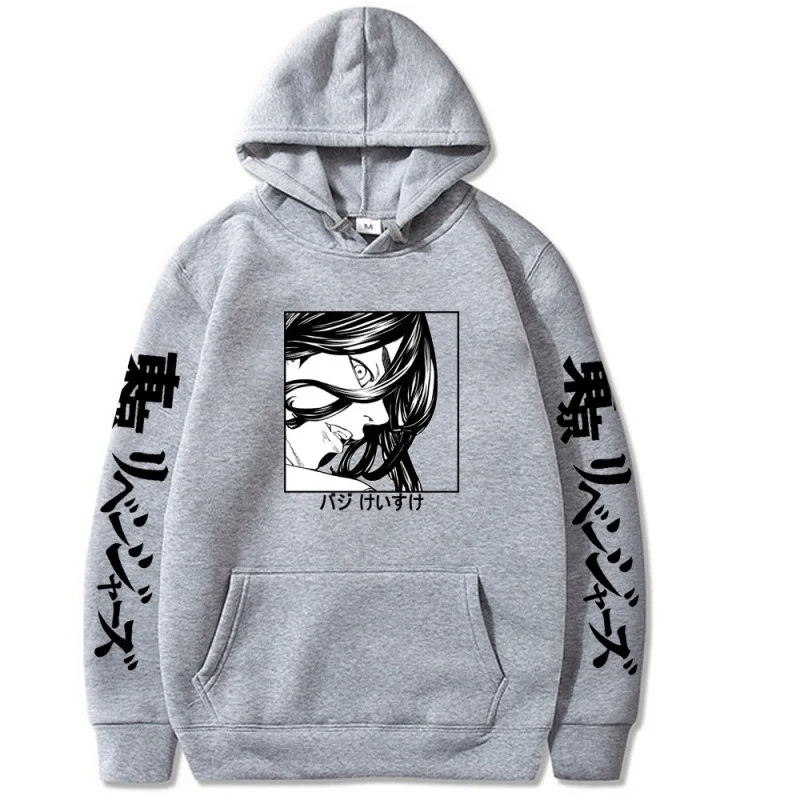 

Anime Tokyo Ghoul Pullover Hoodies Casual Oversized Men Sweatshirts Ken Kaneki Graphic Printed Unisex Streetwear
