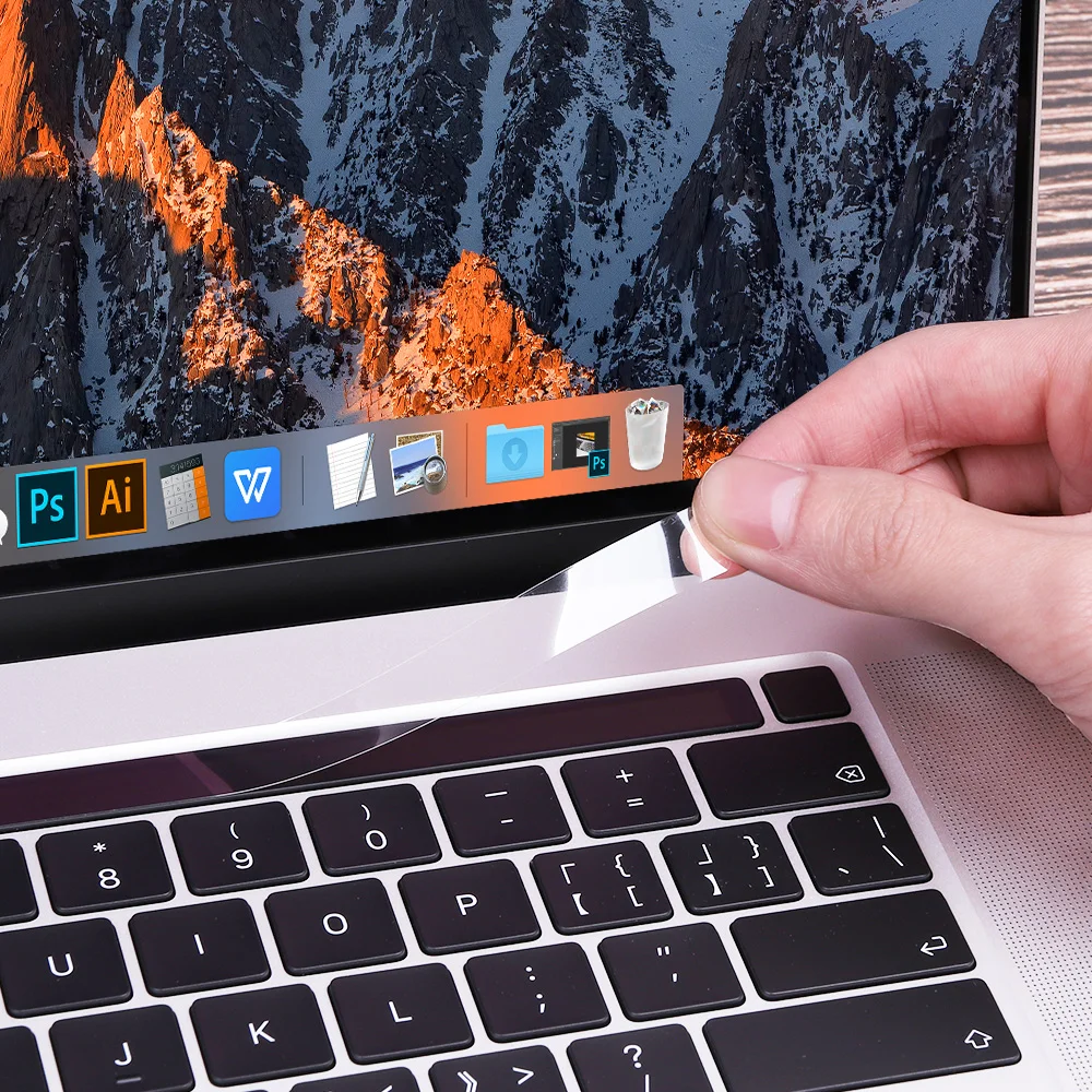 Прозрачная пленка для сенсорной панели Защитная Наклейка MacBook Pro 13 15 16 дюймов 2020