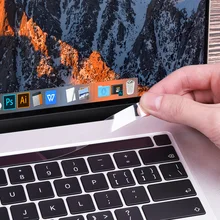 Barra de toque película clara protetor adesivo pele para macbook pro 13 15 16 polegada 2020 a2338 a2289 a2251 a2141 poeira & risco resistente