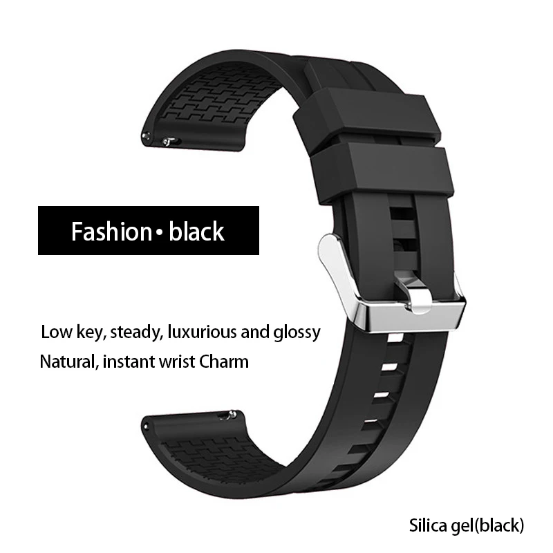 Чехол для honor watch magic с браслетом из нержавеющей стали для huawei GT-GT2 B5/B3, металлический магнитный ремешок Amazfit - Цвет: black
