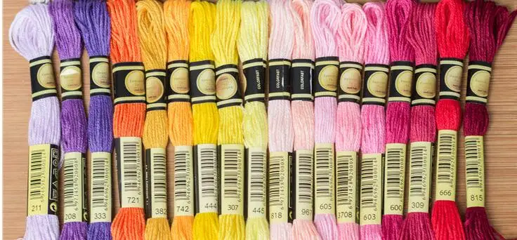 

oneroom 10 pieces cross stitch threads / cross stitch embroidery thread / Custom threads colors 10-