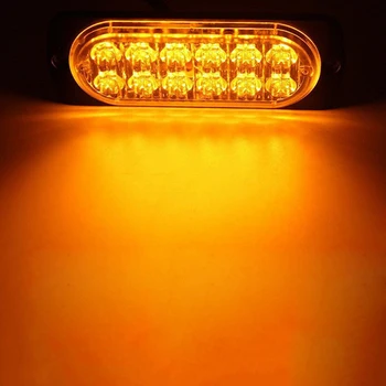 

12V-24V Working Light Car Warning Fog Working Lamp 36W Plastic Transparent Lens