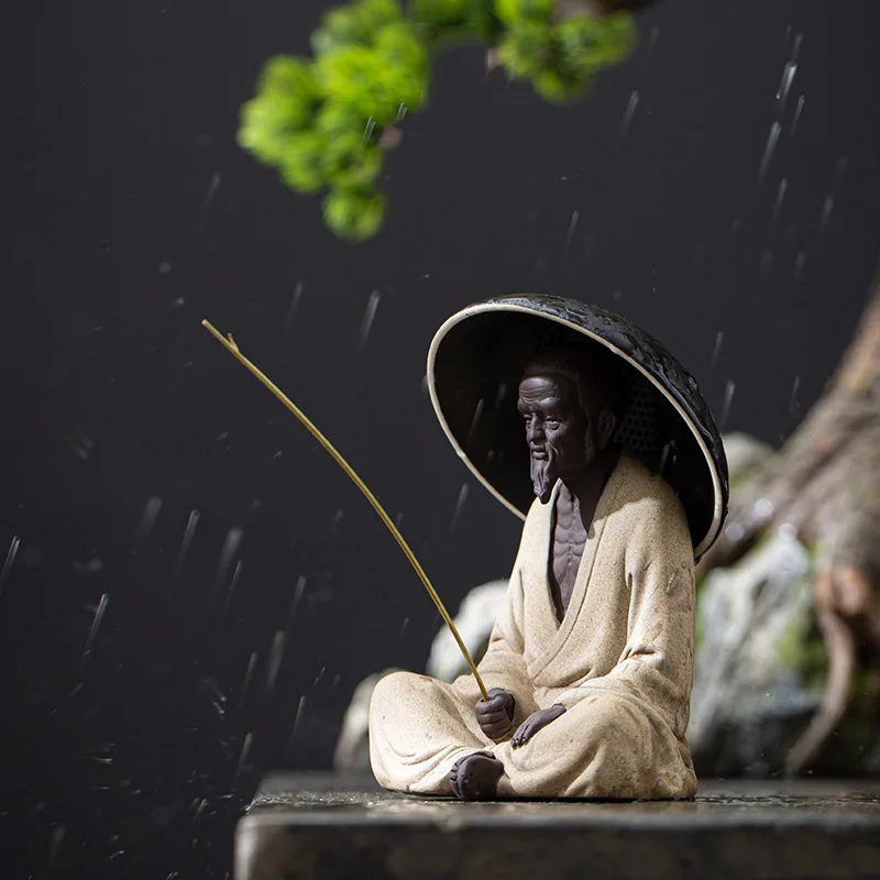 Ceramic Creative Little Monk Tea Strainer Tea Leaking Strainer Household Kung Fu Set Accessories Ceremony Decoration tea infuser tea strainer tea filter