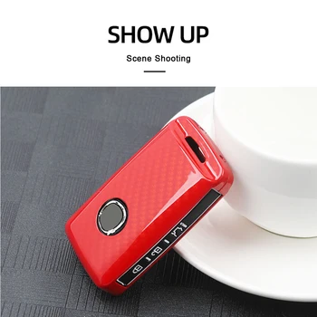 

Hot Sale Remote Zinc Alloy Carbon Fiber Color 3 Buttons car key set case wallet keyfob For Mazda 3 2020 Axela key Housekeeper