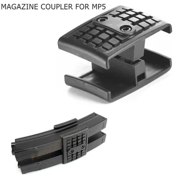 

Airsoft MP5 Mag Coupler Tactical Double Mag Clip Holder Magazine Parallel Connector Clamp Airgun Rifle Gun Hunting Accessories