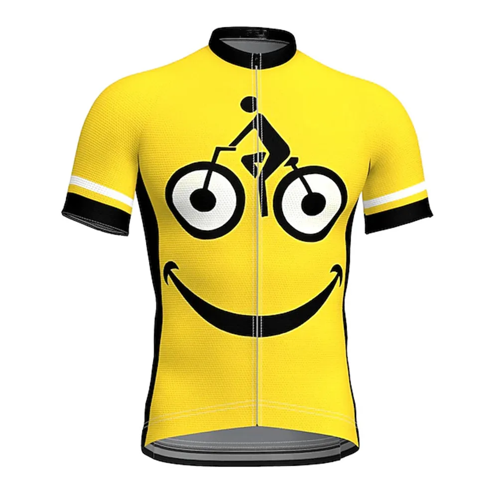 Cycling Manufacturers Highway  Mountain  Riding Apparel Breathable Bicycle Sweat-Absorbent Outfit Custom Short-Sleeved Slim Top