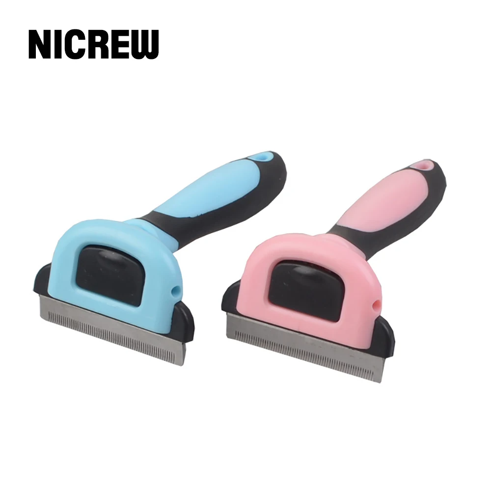 Расческа NICREW для вычесывания шерсти домашних животных щетка собак и кошек