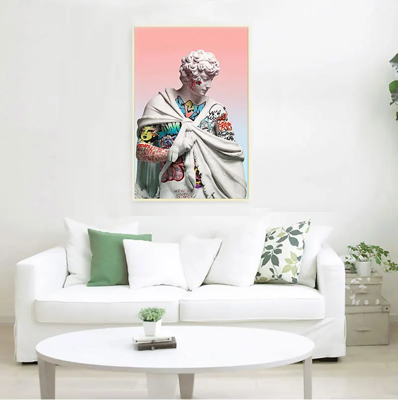 Модный художественный постер для скульптур Vaporwave настенное украшение