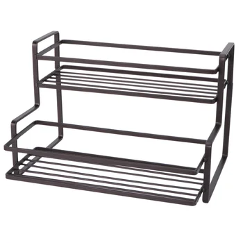 

1Pc Space-saving Seasoning Storage Rack Iron Storage Shelf Kitchen Organizer