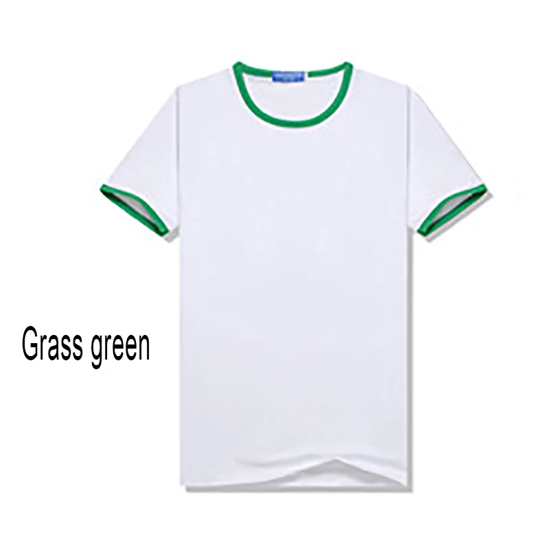 Grass green Футболка с принтом на заказ, мужские белые футболки с надписью «сделай сам как фото или логотип», женская и детская одежда, модельная футболка, размер S-4XL - Цвет: Grass green