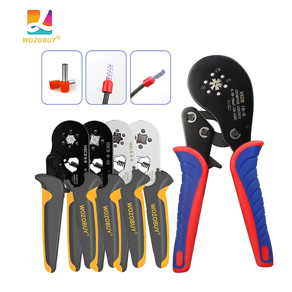 Wozobuy Ferrule Crimping Pliers,vxc9 166 Professional Ferrule Crimping