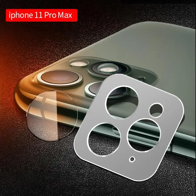 Новая защитная пленка из алюминиевого сплава для задней камеры, защитное кольцо для нового iphone 11pro max - Color: Silver