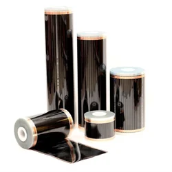 50cm*4m 50cm*2m Electric Heating Film Infrared Underfloor Foil Warming Mat 220V 220W Floor Heating Systems & Parts