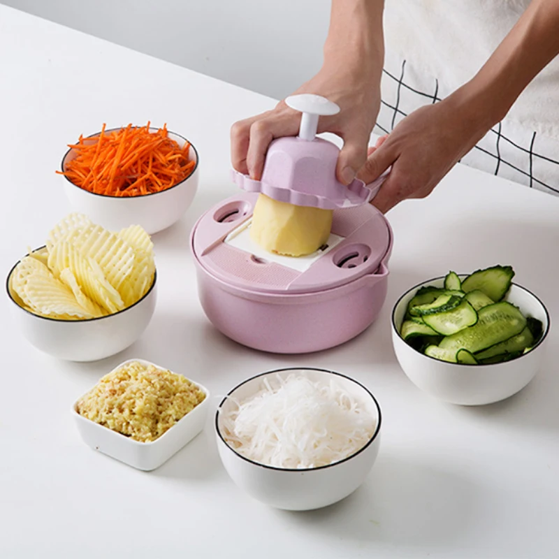 

Slicer Vegetable Slicer Carrot Onion Grater with Strainer Vegetable Cutter Potato Peeler Multifunction Kitchen Tool Accessories