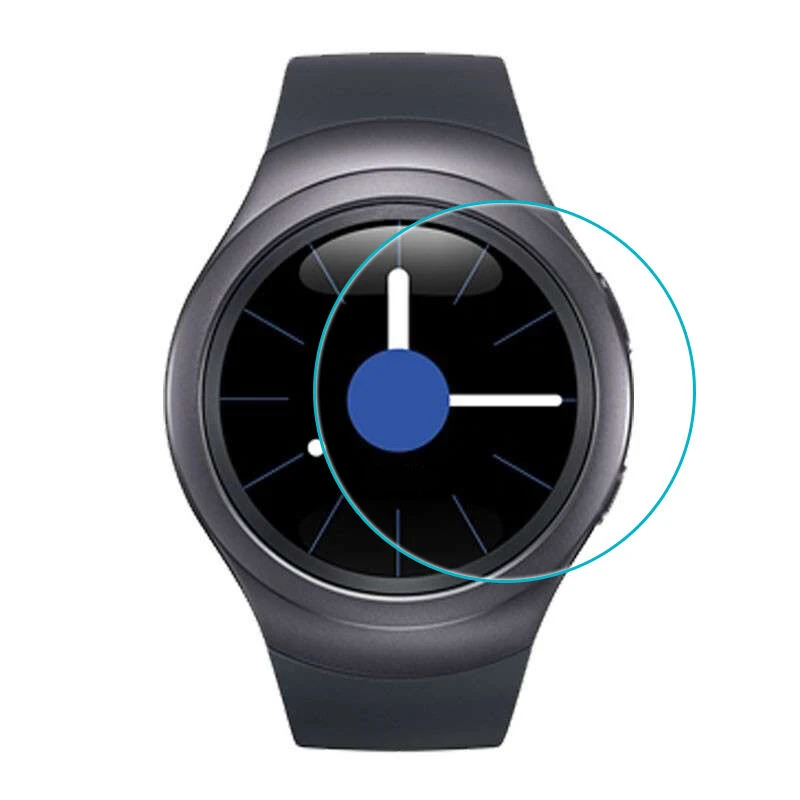 watch screen protector case cover film hard 9H Tempered Glass Screen Protector Film For Samsung Galaxy Gear S2 SM-R720