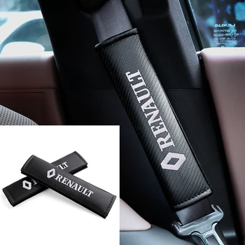 

Car Seatbelt Shoulder Pad Comfortable Driving Seat Belt Cover For Renault Duster Megane 2 Logan Megane 3 Clio Car-Styling