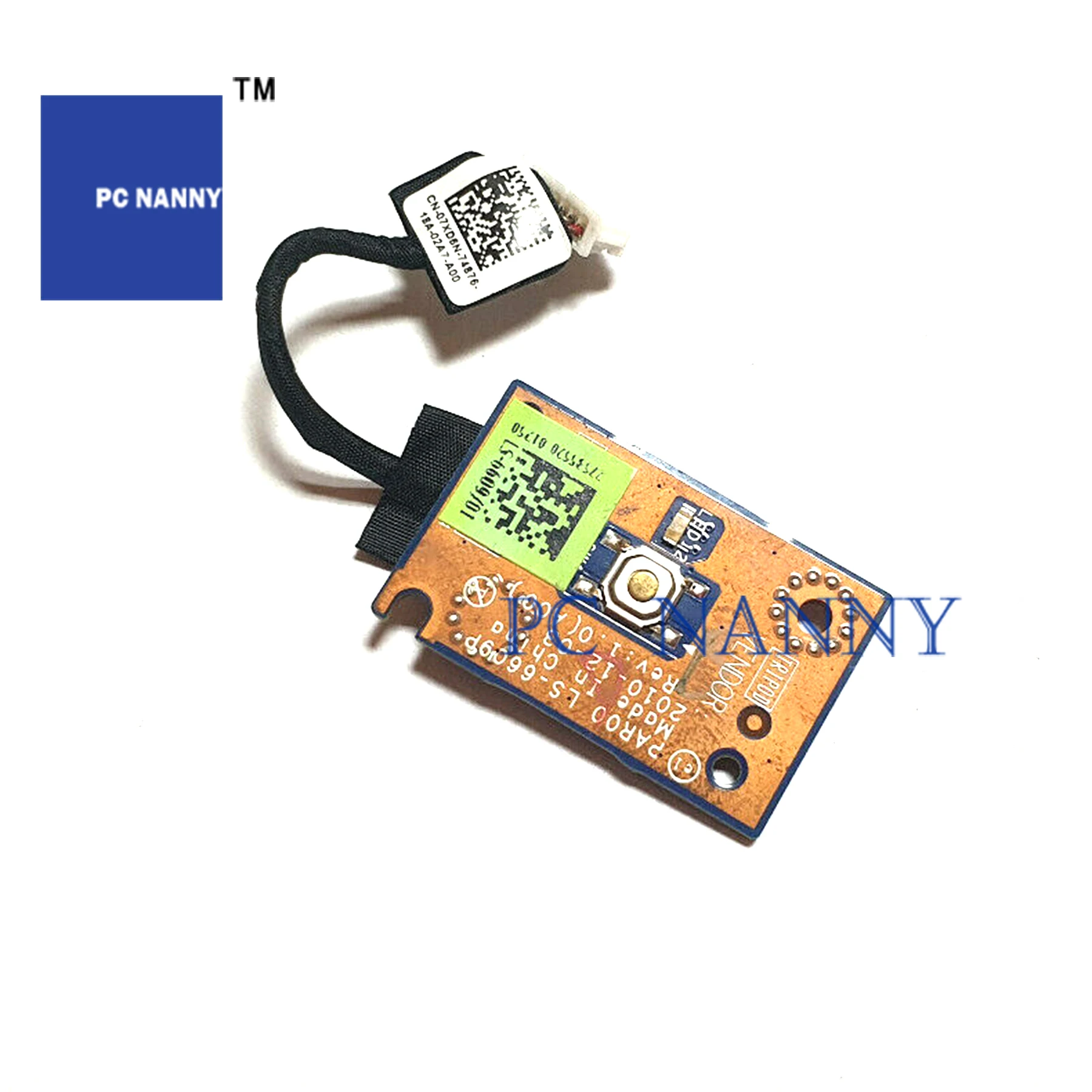 PCNANNY для Dell Alienware M17X R3 R4 Мощность доска 07XD6N LS 6609P медиа 6602/01 6602P доски карточки 834CP