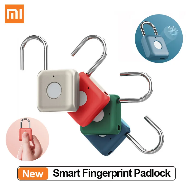 Xiaomi Mijia YD Умный Замок, работающий по отпечатку пальца навесной замок Kitty Hardcore технология отпечатков пальцев открытый умный дом путешествия Офис безопасный