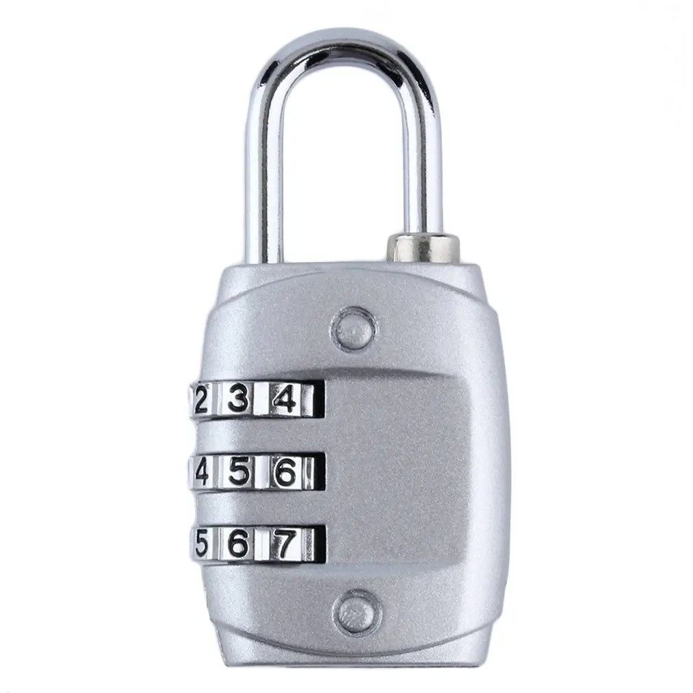 

Security 3 Digit Dial Combination Code Number Lock Padlock For Luggage Zipper Backpack Handbag Suitcase Drawer