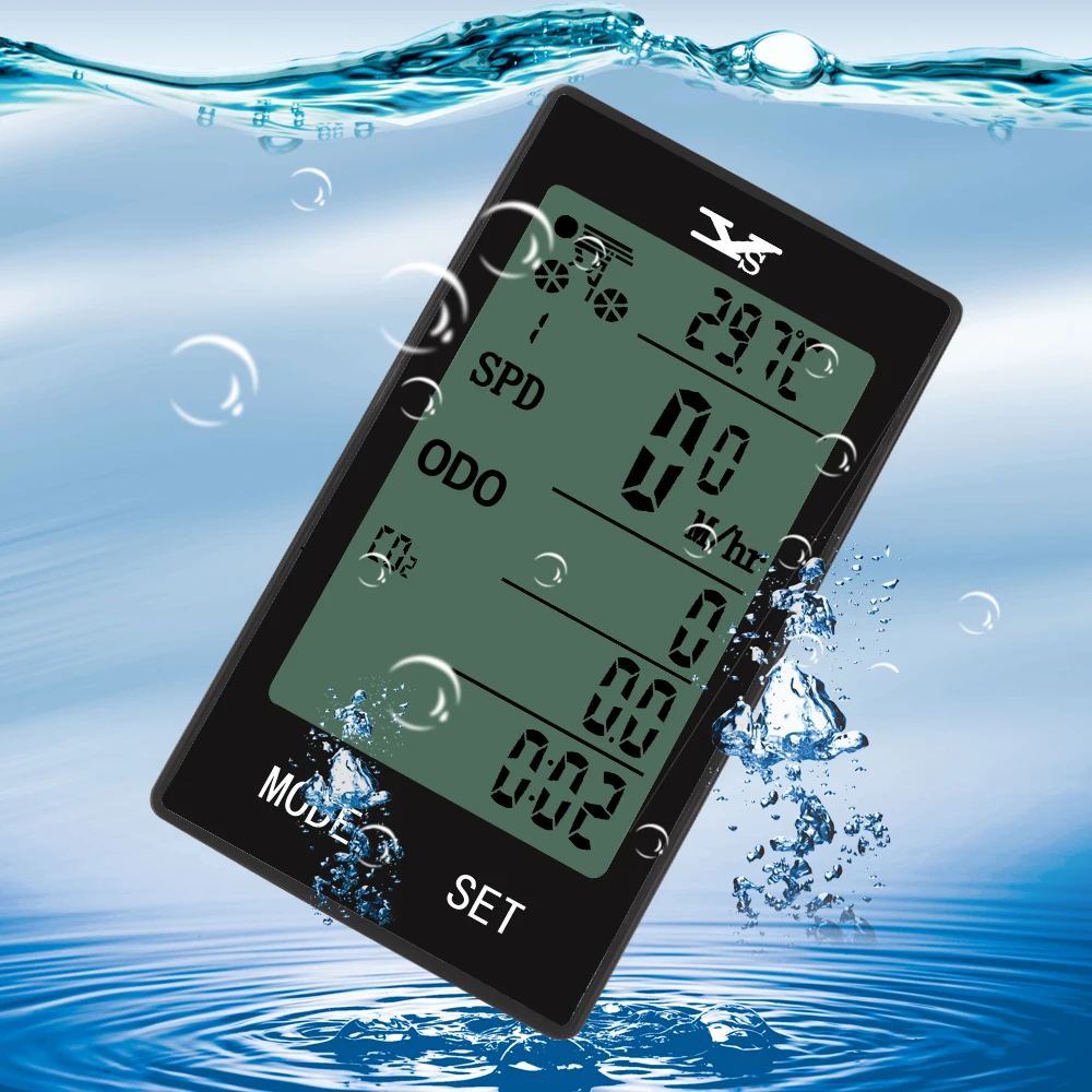 2.4 Inch Bicycle Speedometer Wireless Bicycle Computer Waterproof