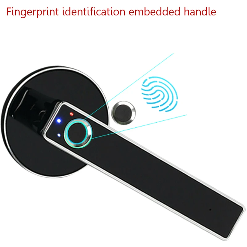 Отпечатков пальцев замок умный пароль двери из нержавеющей стали домашней безопасности замки usb зарядка HVR88