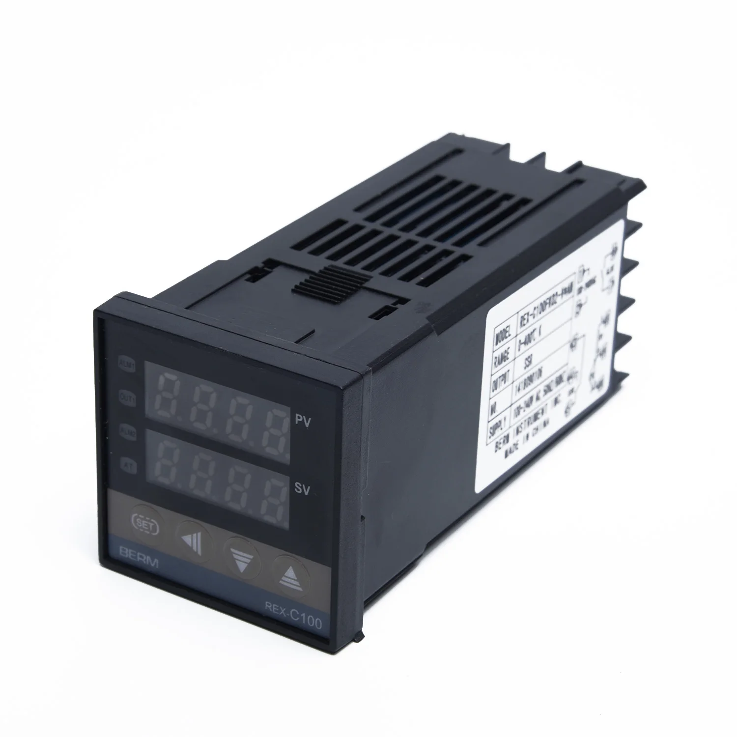 PID цифровой REX-C100 регулятор температуры+ max.40A SSR K термопара прочный
