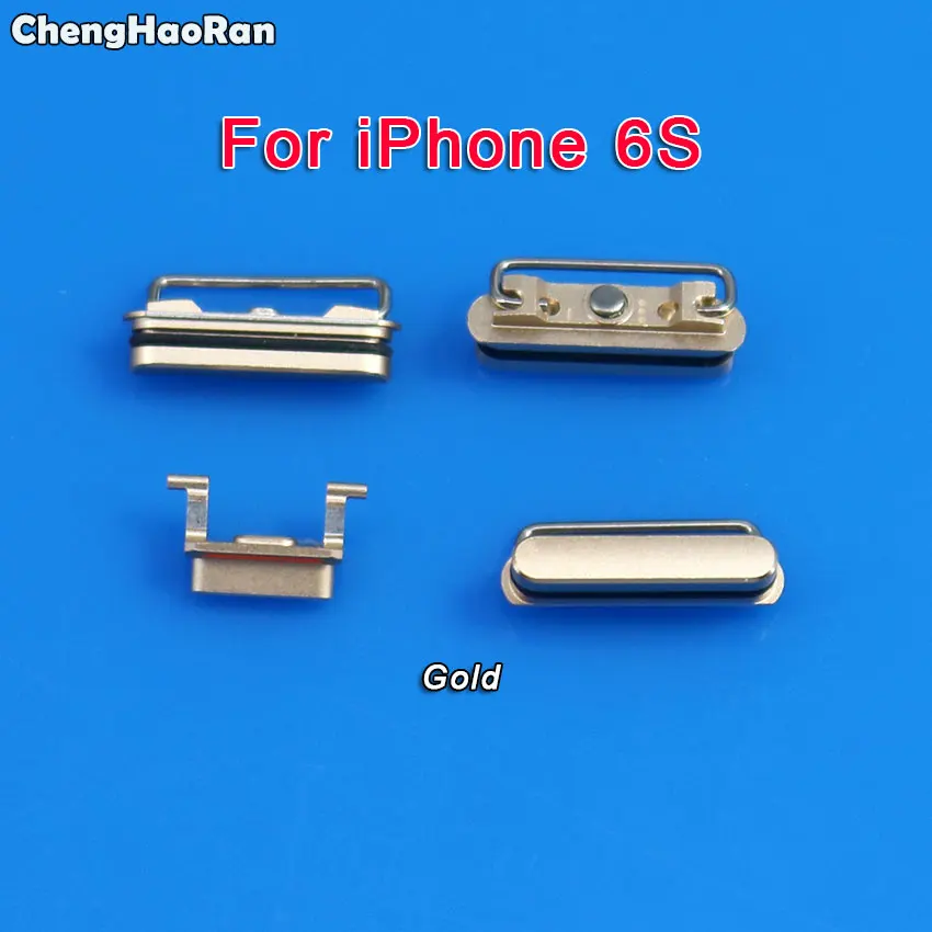 ChengHanRan полный комплект переключатель мощность громкость, выключение звука Кнопка ключ запасные части Замена для iPhone 6 6plus 6S 6S Plus