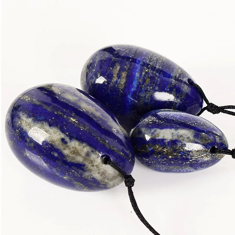 Natural Lapis Lazuli Semi-precious Stone Jade Egg Pussy Egg Postpartum Repair Massage Ball Crafts Manufacturers Wholesale