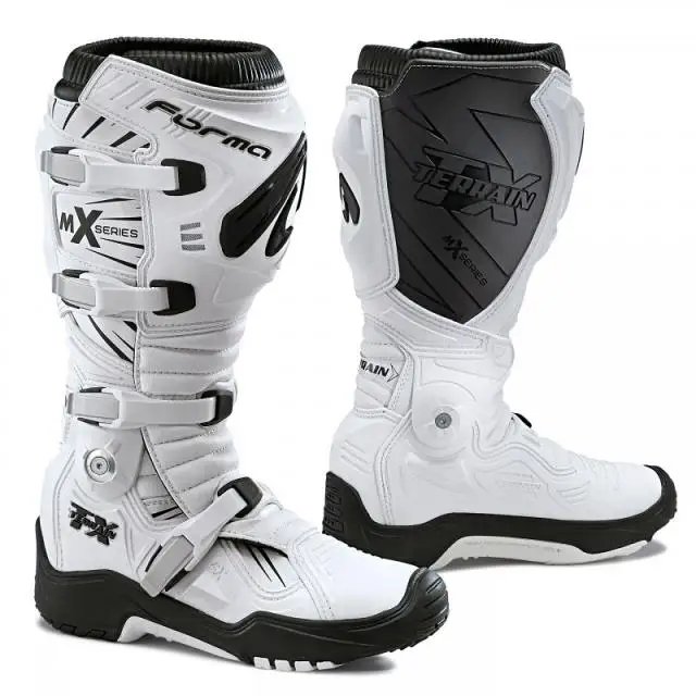 Botas de motocross con forma Dominator TX 2,0 para hombre, calcetines calefactados, motocross, enduro, blanco, 41|Botas de motocicleta| - AliExpress