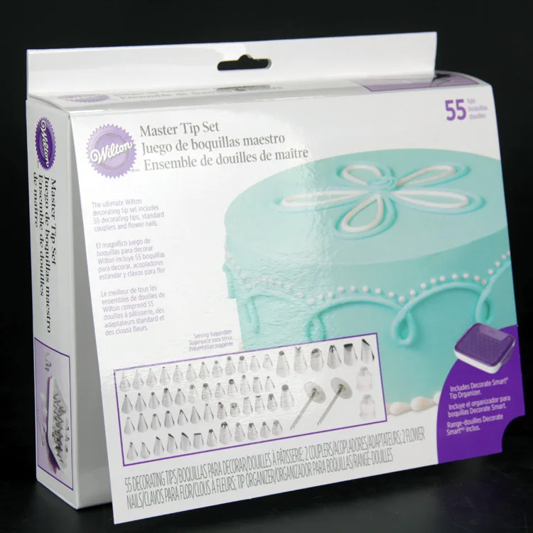 

(WILTON) Baking Tool Bakery Only Decorating Nozzle 60-Piece Set