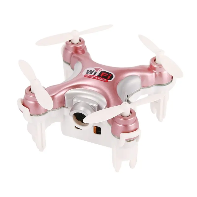 RC дроны 0.3MP камера дистанционного управления FPV Wifi мини Квадрокоптер подарки для детей - Цвет: Pink no control