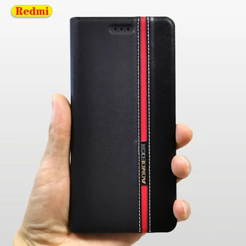 Перейти на Алиэкспресс и купить Кожаный чехол-книжка для Xiaomi Redmi Note 5 6 7S 7 8T 8 9S Pro Redmi K30 K20 Pro 5 Plus 5A 6A 6 7 7A 8 8A