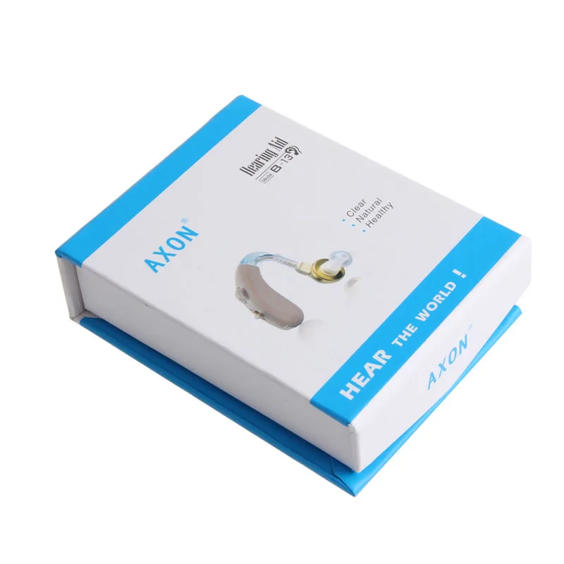 1Pc AXON B 13 Tone Hearing Aids The Ear Sound Amplifier Adjustable Aid Behind