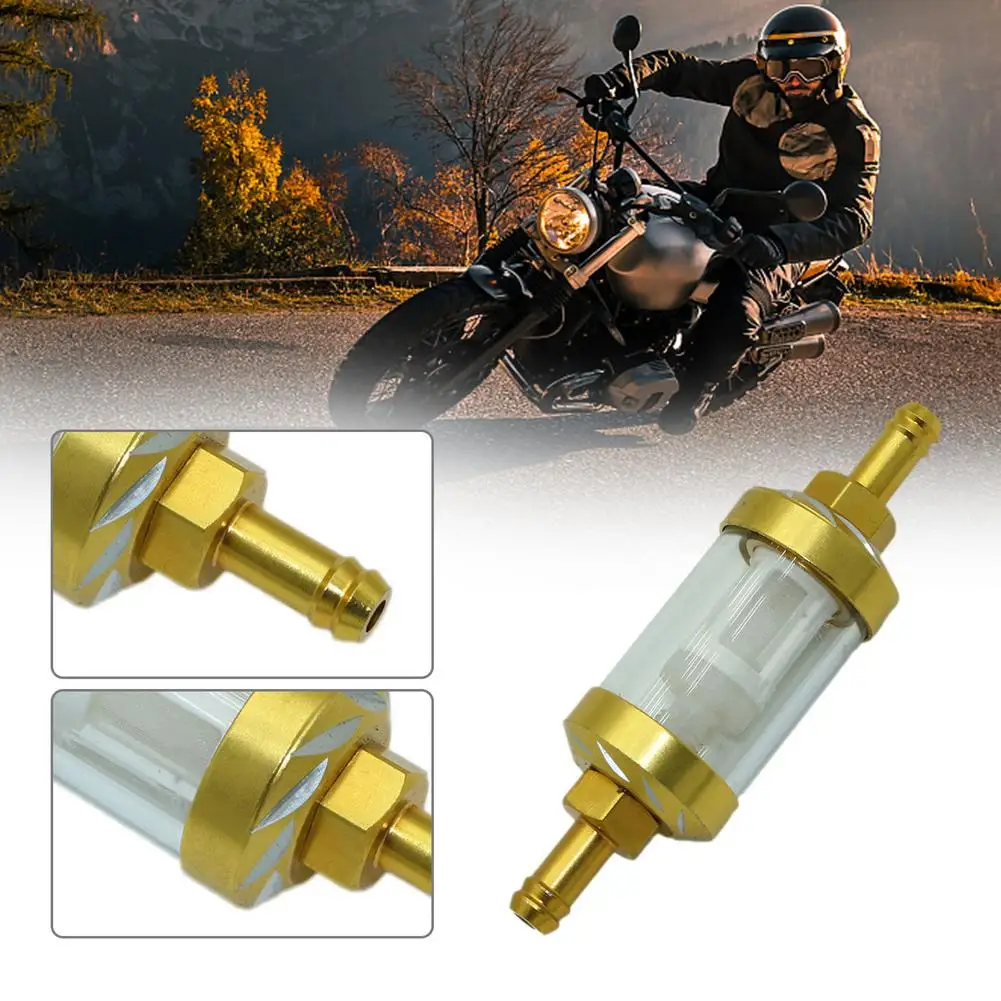 Универсальный мотоциклетный 8 мм алюминиевый сплав встроенный газовый топливный