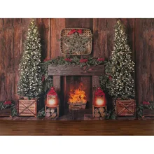 ^^Best Offers Photography Background Christmas Decoration Tree Retro Vintage Wooden Wall Fireplace Christmas Backdrops for Photo Studio ^^Best Offers Photography Background Christmas Decoration Tree Retro Vintage Wooden Wall Fireplace Christmas Backdrops for Photo Studio