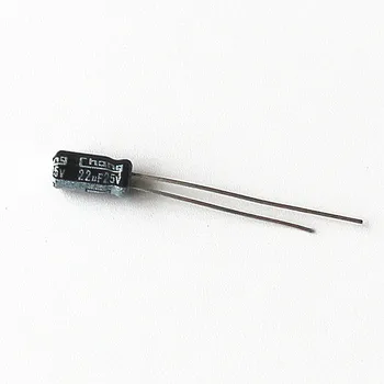 

50pcs/lot 25V22UF 4*7 high quality aluminum electrolytic capacitor for electrolytic capacitor