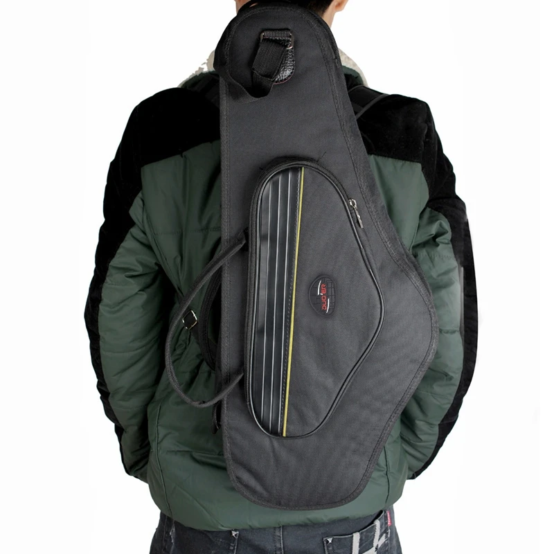 Саксофон Gig Bag 600D водостойкий рюкзак из ткани Оксфорд регулируемые плечевые ремни карман 5 мм с хлопковой подкладкой для альт-саксофона