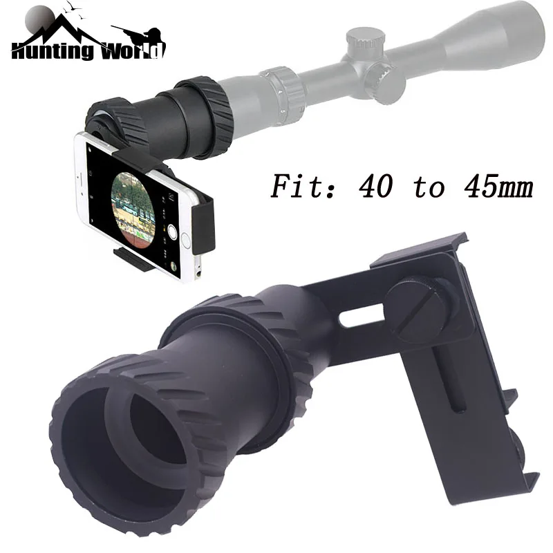 

Tactical Universal Rifle Scope Smartphone System Adapter Cell Phone Adapter Camera Mount for Hunting 40 to 45mm Rifle Scope