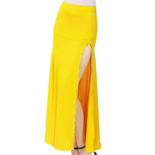 Сексуальная юбка для танца живота длинные восточные юбки для танца живота тренировочный костюм эластичный пояс