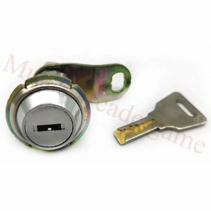 

5Pcs 27mm game machine lock security Zinc Alloy Die-cast keyed alike Metal mailbox door cabinet tubular cam lock Cylinder lock